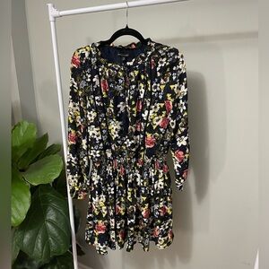 Banana Republic Long Sleeve Spring Floral Mini Dress Size XS